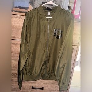 Hawaii's Finest Green Bomber Jacket